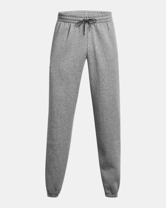 Pantaloni UA Essential Fleece Puddle da uomo, Gray, pdpMainDesktop image number 5